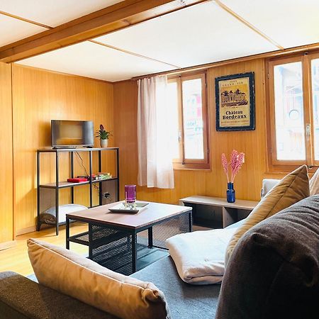 Lovely & Great Equipped Wooden Alp Chalet Flat 坎德施泰格 外观 照片