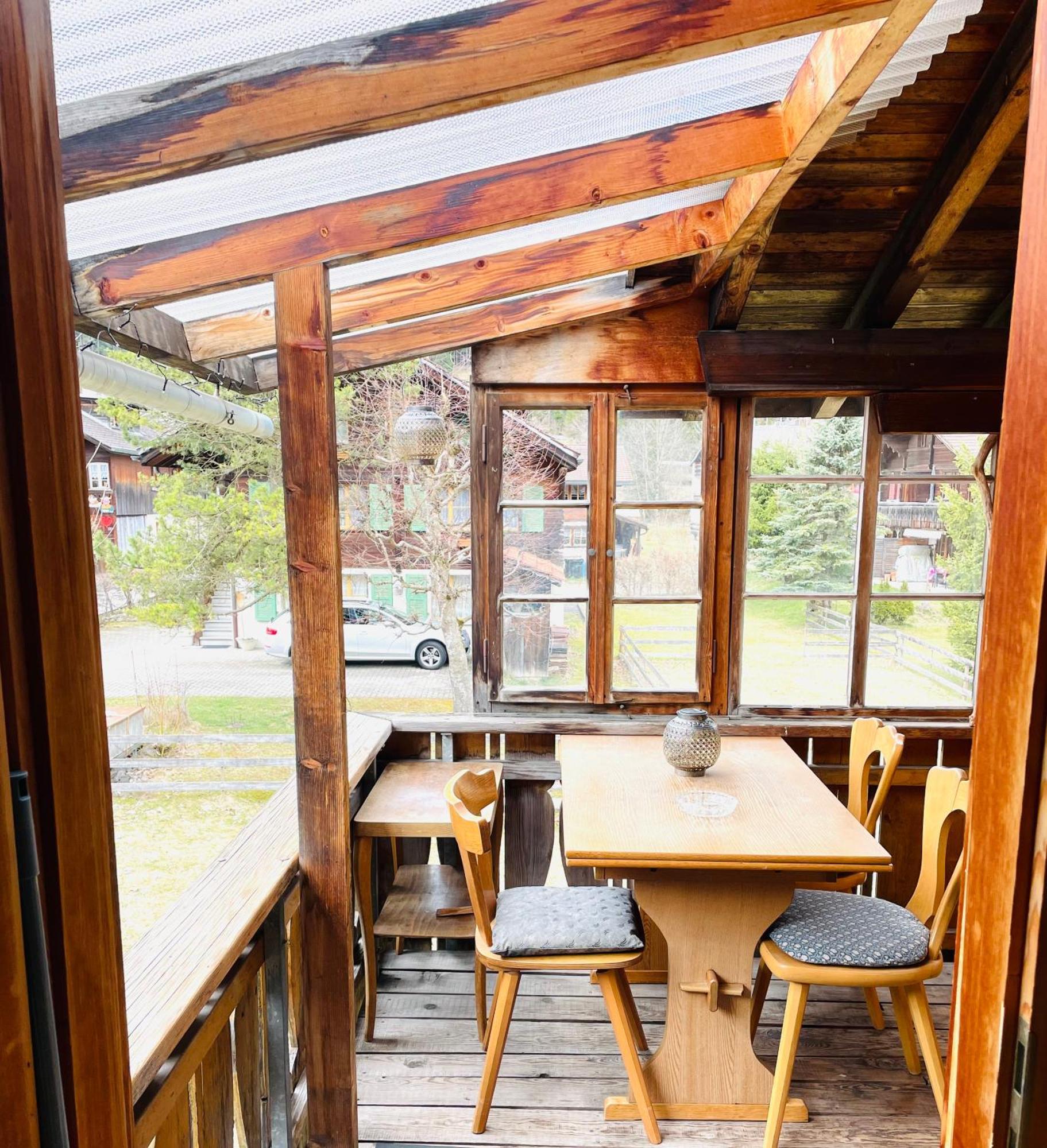 Lovely & Great Equipped Wooden Alp Chalet Flat 坎德施泰格 外观 照片