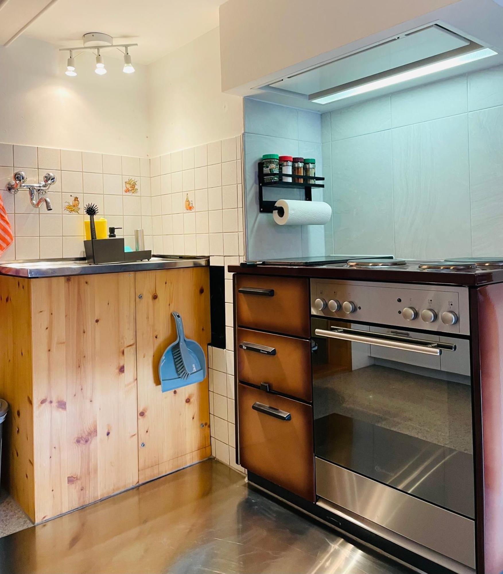 Lovely & Great Equipped Wooden Alp Chalet Flat 坎德施泰格 外观 照片