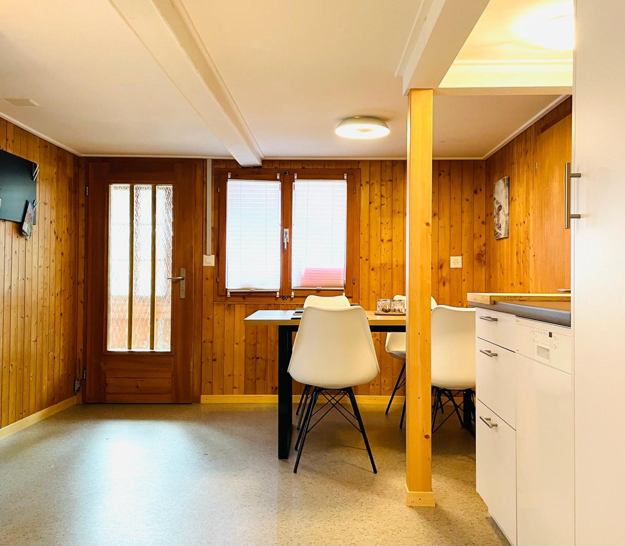 Lovely & Great Equipped Wooden Alp Chalet Flat 坎德施泰格 外观 照片